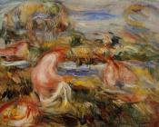Two Bathers in a Landscape